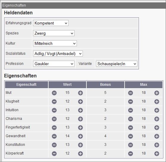 DSA5 Beta Editor Preview