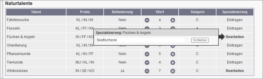 DSA5 Beta Editor Preview