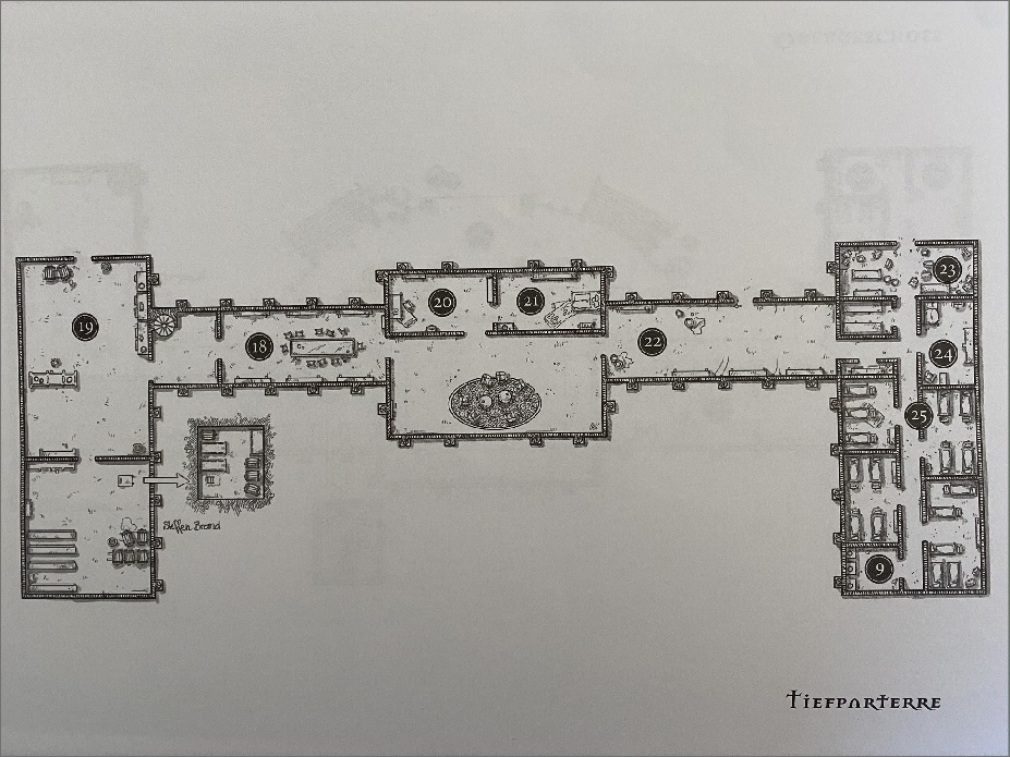 Schloss Strobanov - Tiefparterre