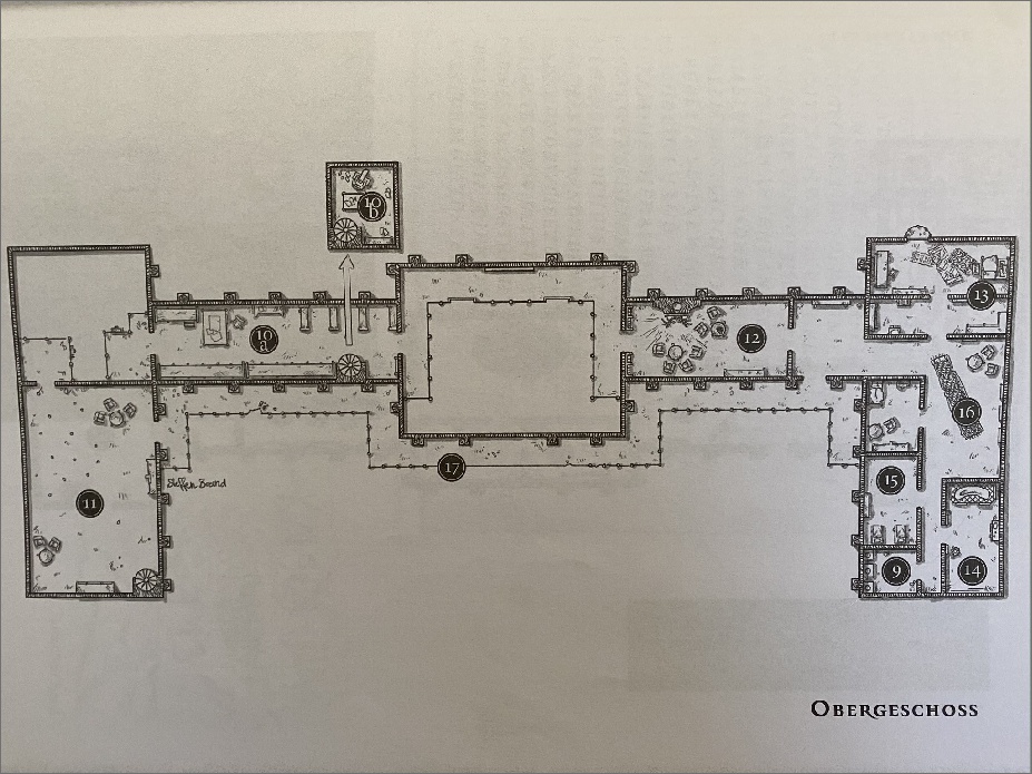 Schloss Strobanov - Obergeschoss